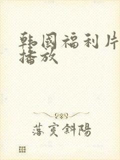 韩国福利片在线播放