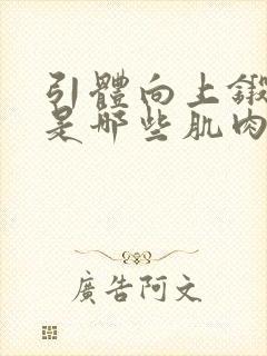 引体向上锻炼的是哪些肌肉封面