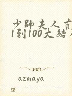 少帅夫人有点野1到100大结局