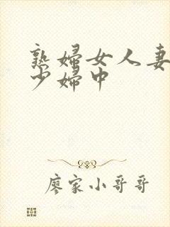 熟妇女人妻丰满少妇中