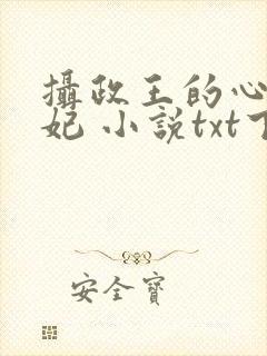 摄政王的心尖宠妃 小说txt下载封面