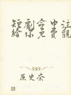 短剧命中注定嫁给你免费观看