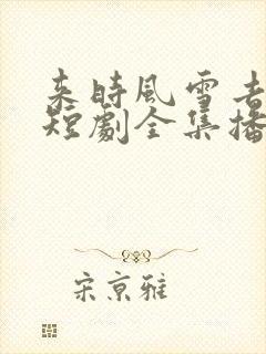 来时风雪去时晴短剧全集播放封面