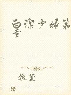 白洁少妇第40章