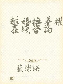 离婚抚养权律师在线咨询