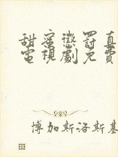 甜蜜惩罚真人版电视剧免费观看高清直接看