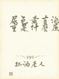 尿色黄有泡沫味重是什么原因