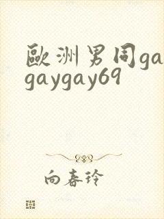 欧洲男同gaygaygay69