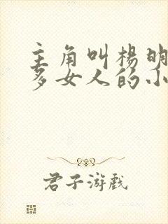 主角叫杨明有很多女人的小说封面