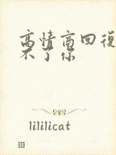 高情商回复我给不了你