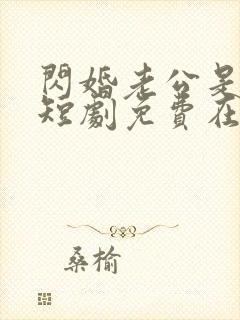 闪婚老公是豪门短剧免费在线看