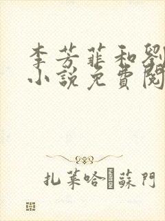 李芳菲和刘坤的小说免费阅读