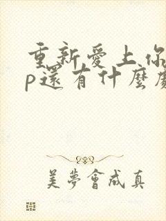 重新爱上你副cp还有什么剧