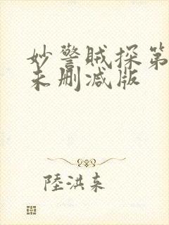 妙警贼探第一季未删减版