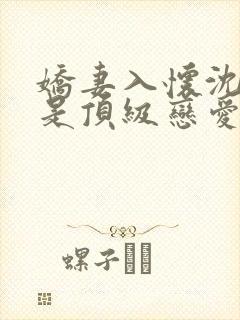 娇妻入怀沈先生是顶级恋爱脑短剧