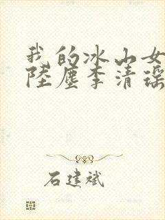 我的冰山女总裁陆尘李清瑶完整版封面