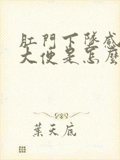 肛门下坠感总想大便是怎么回事