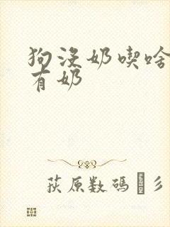 狗没奶吃啥快速有奶