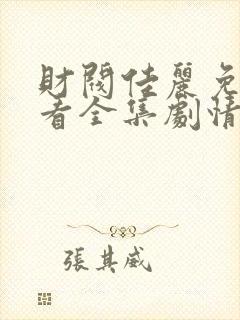 财阀佳丽免费观看全集剧情简介