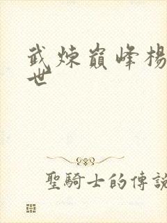 武炼巅峰杨开身世