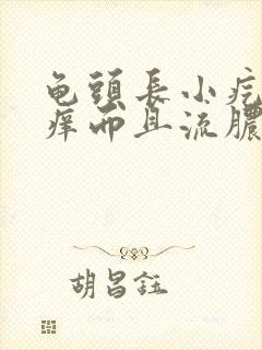 龟头长小疙瘩瘙痒而且流脓