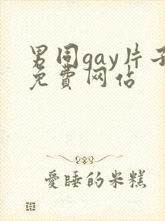男同gay片子免费网站