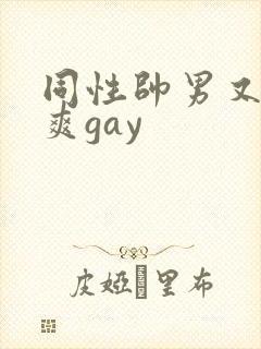 同性帅男又粗又爽gay