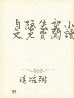 月隐失望小说全文免费阅读最新章节