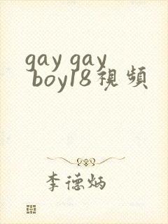 gay gay boy18视频