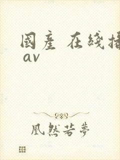 国产 在线播放 av封面