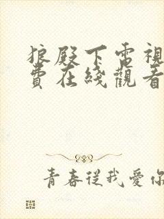 狼殿下电视剧免费在线观看封面