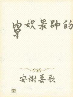 内娱最帅的男明星封面