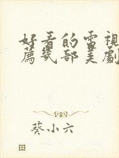 好看的电视剧推荐几部美剧有哪些