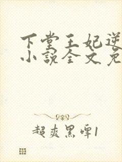 下堂王妃逆袭记小说全文免费阅读