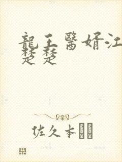 龙王医婿江辰唐楚楚封面