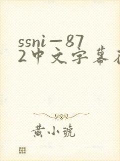ssni—872中文字幕在线