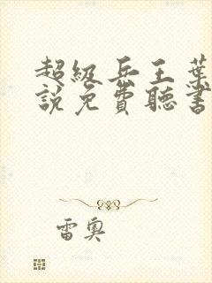 超级兵王叶谦小说免费听书