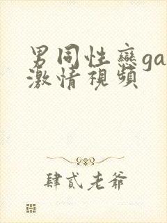 男同性恋gay激情视频