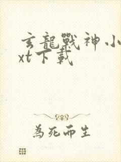 玄龙战神小说txt下载