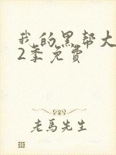 我的黑帮大佬第2季免费封面