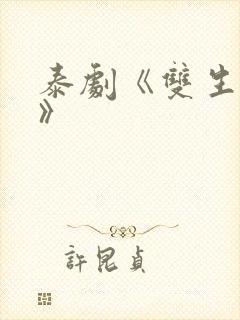 泰剧《双生对决》