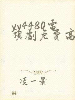 yy4480电视剧免费高清在线观看
