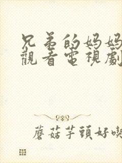 兄弟的妈妈免费观看电视剧完整版日