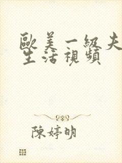 欧美一级夫妻性生活视频