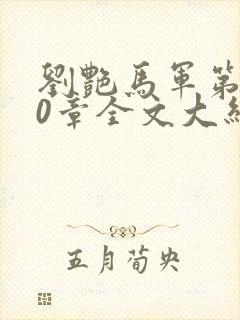 刘艳马军第800章全文大结局封面