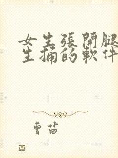 女生张开腿让男生捅的软件