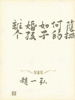 离婚如何获得两个孩子的抚养权