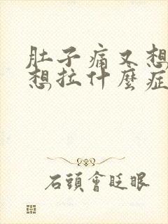 肚子痛又想吐又想拉什么症状