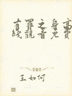 有罪之身高清在线观看免费观看