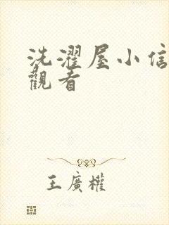 洗濯屋小信在线观看